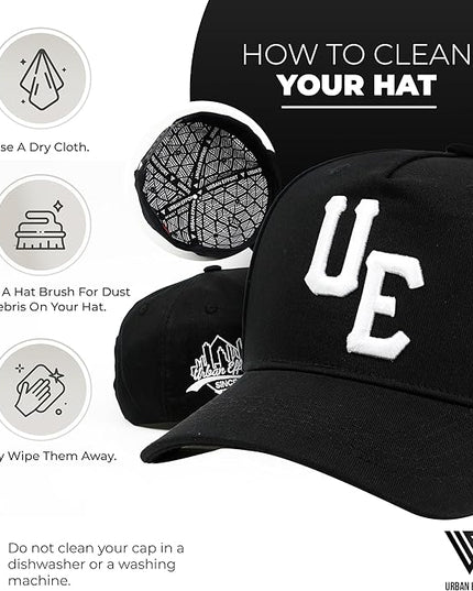 Urban Effort Vintage Trucker hat - for Men Women Baseball Hat - Trendy Sports Snapback Closure for Your Style & Outdoors