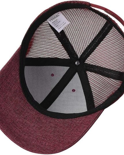 TSSGBL M, L, XL, XXL Snapback Trucker Hats Baseball Caps Adjustable Blank Mesh Back Ball Caps for Men Women