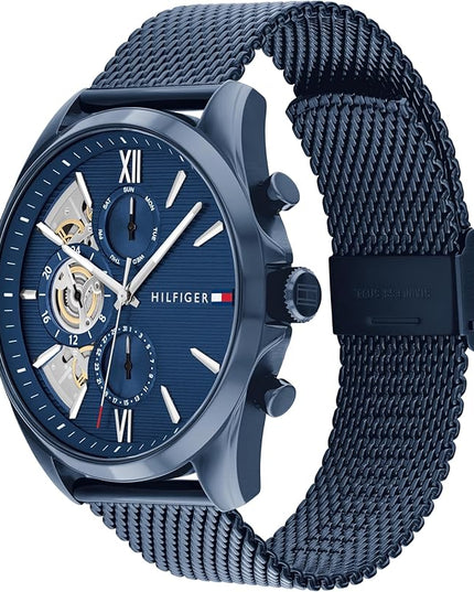Tommy Hilfiger Men's Quartz Multifunction Watch - Stainless Steel - 5ATM/50 Meters Water Resistance - A Timeless, Modern Classic - Gift for Him - 43.5mm