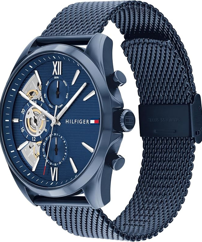 Tommy Hilfiger Men's Quartz Multifunction Watch - Stainless Steel - 5ATM/50 Meters Water Resistance - A Timeless, Modern Classic - Gift for Him - 43.5mm
