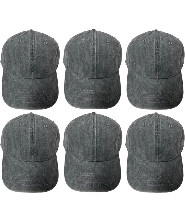 Roytrense Unisex 100% Cotton Washed Low Profile Dad Hat - Adjustable Baseball Cap for Outdoor Activities