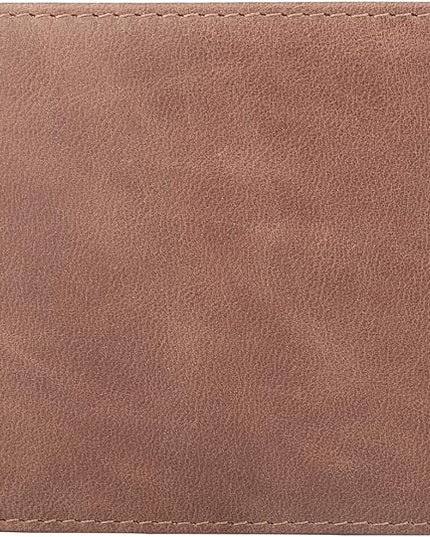 Wallet for Men-Genuine Leather RFID Blocking Bifold Stylish Wallet With 2 ID Window