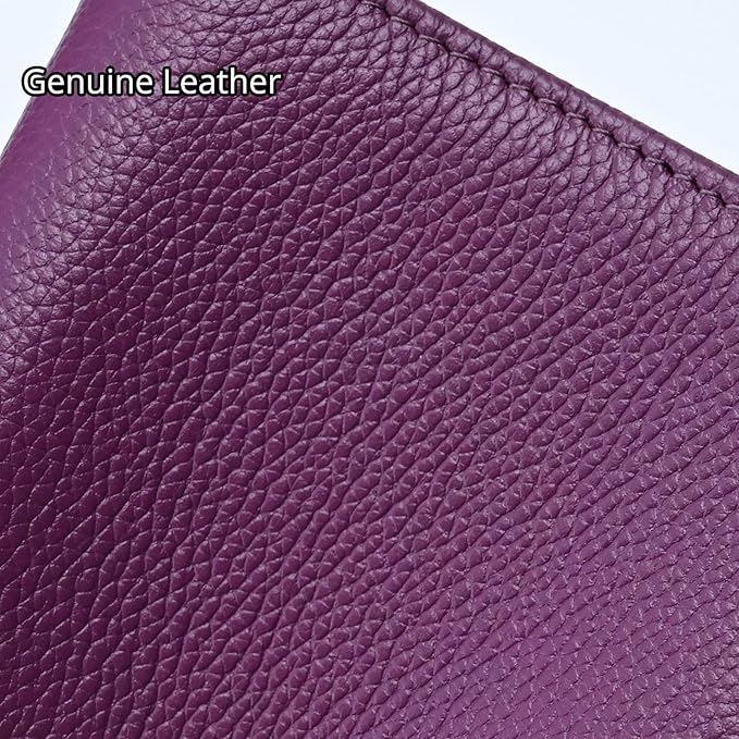 Bveyzi Ultra Slim Small RFID Wallet for Women, Leather Tiny Thin Bifold Pocket Ladies Wallet