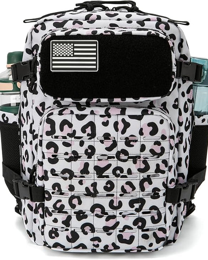 QT&QY 25L/45L Military Tactical Backpack For Men Molle Daypack 3 Day Bug Out Bag Hiking Rucksack With Bottle Holder