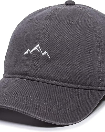 Outdoor Cap -Adult Mountain Dad Hat-Unstructured Soft Cotton