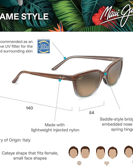 Maui Jim womens Honi Cat Eye Sunglasses