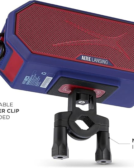 Altec Lansing - Portable Bluetooth Speaker HYDRABLAST 2.0, Waterproof IP67, 20W Output Power, Magnetic Bluetooth Speaker (New York Giants)