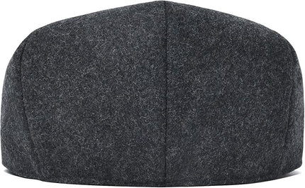 FEINION Men's Wool Tweed Newsboy Ivy Cap Gatsby Golf Flat Hat