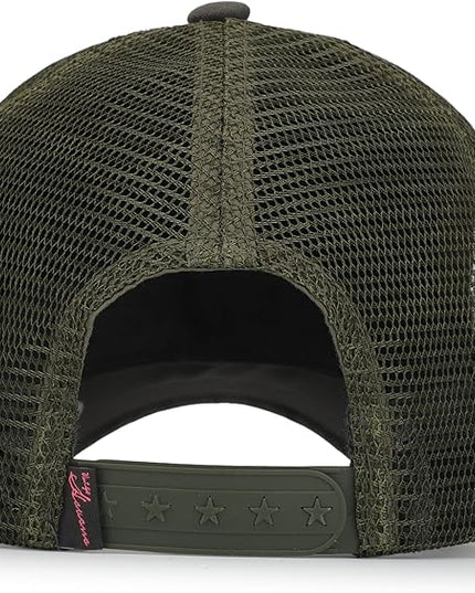 VINTAGE HAVANA Trucker Hats Women | Mesh Adjustable Snapback Hat | Men & Women Cute Trendy Fashion Baseball Cap