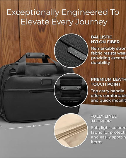 Briggs & Riley Travel Duffel Bag - Weekender & Overnight Luggage for Women & Men, Softside Bag