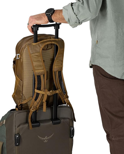 Osprey Daylite Plus Commuter Backpack - Lightweight, Everyday Pack with Laptop Sleeve and Water Bottle Pockets - Ideal for Work, School, and Travel with Versatile Storage, Daisy Print Sevres Blue