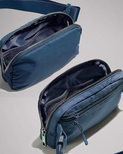 YOSHUYUKI Mini Crossbody Belt Bag - Waterproof Fanny Pack for Women, Fashionable Running Belt Pouch in Navy Blue