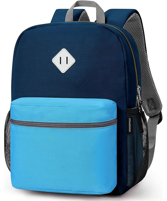 STEAMEDBUN Kids Backpack Boy 4-6, Boys Backpack for Elementary Kindergarten School - 15inch