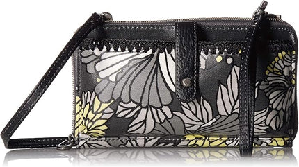 Sakroots Artist Circle Smartphone Crossbody in Coated Canvas, Detachable Wristlet Strap