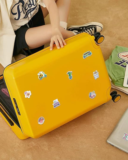 Girl's Black and White Stickers Pack 50 PCS Waterproof Water Bottle Laptop Skateboard Phone Computer Stickers for Teens Kids