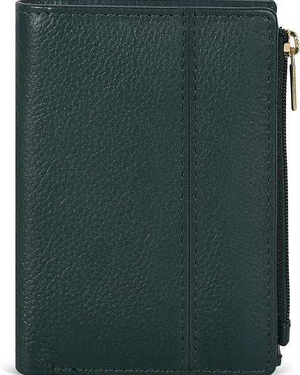 Oak Leathers Wallet For Women Full Grain Leather - Small RFID Coin Purse Credit Card & ID Holder for Ladies,Bifold Wallets for Teenager | Small, RFID, Coin Purse, for Ladies, for Teenager