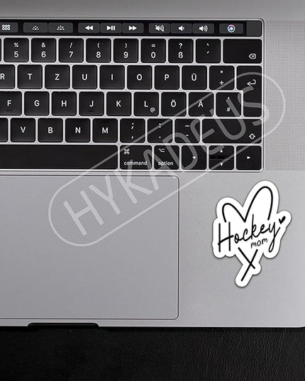 (3PCS) Hockey Mom Stickers – Waterproof Vinyl Decals for Water Bottles, Car, Laptop, Tumbler, Phone Case – Hockey Mom Gift for Moms, Mamas & Grandmas – Size 3" x 2.2"