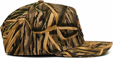 Nuthin Fancy Comus Snapback Hat, Everyday 5-Panel High Crown Canvas Trucker Hat for Men & Women