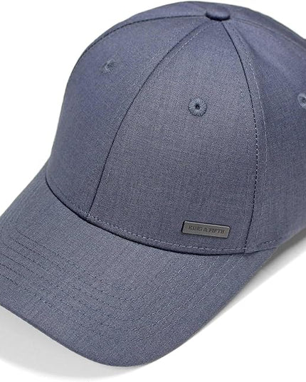 Fashion Baseball Hats for Men by King & Fifth | The Senna Baseball Cap with Low Profile & Menswear Fabric + Baseball Caps