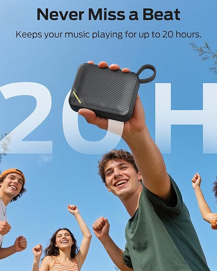 Monster S360 Portable Bluetooth Speaker, IPX7 Waterproof, Bluetooth 6.0, 20H Playtime, Powerful Stereo Sound, Support TF Card, Clear Hands-Free Calling Speaker for Home, Outdoors and Travel