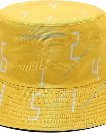 Mashiaoyi Unisex Print Double-Side-Wear Reversible Bucket Hat