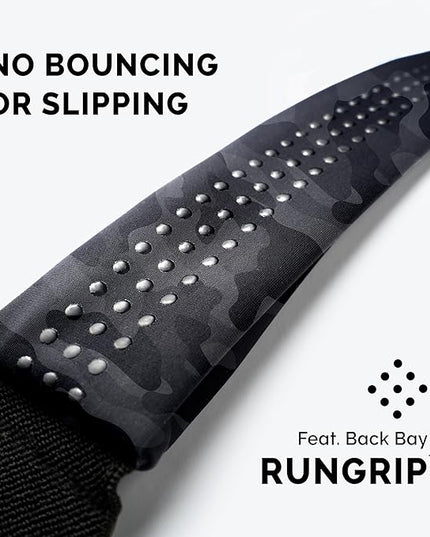 Back Bay Slim Running Belt for Women & Men [Fits ALL Phones], Runners Fanny Pack for Men, Money Belt, Running Gear Gift, Waist Bag Workout Gear, iPhone Runner's Phone Holder Waist Pack