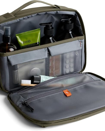 Bellroy Hanging Toiletry Kit Plus (8 Liter Travel Hanging Toiletry Bag) - SeaKelp
