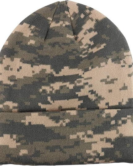 Gelante Unisex Beanie Cap Knitted Warm Solid Color