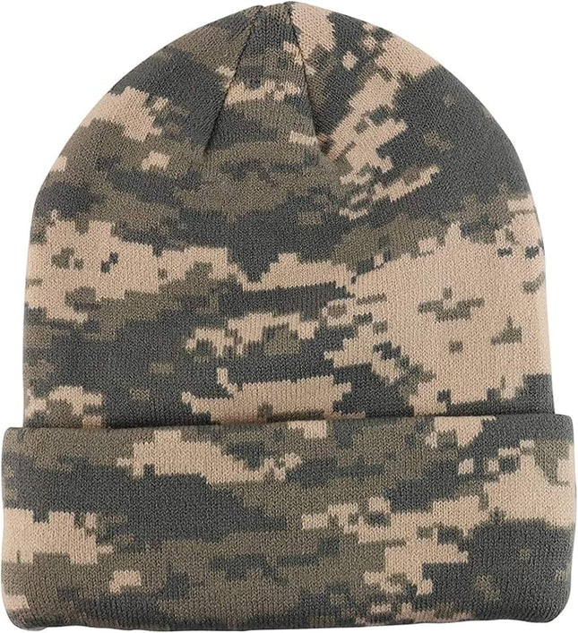 Gelante Unisex Beanie Cap Knitted Warm Solid Color