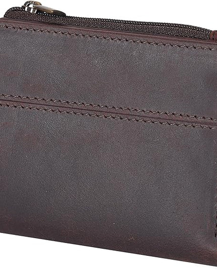 Oak Leathers Wallet For Women Full Grain Leather - Small RFID Coin Purse Credit Card & ID Holder for Ladies,Bifold Wallets for Teenager | Small, RFID, Coin Purse, for Ladies, for Teenager