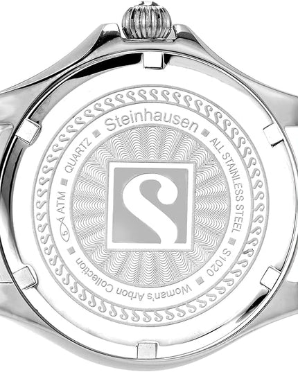 Steinhausen Arbon Collection Stainless Steel Silicone Interchangable Band Women's Watch