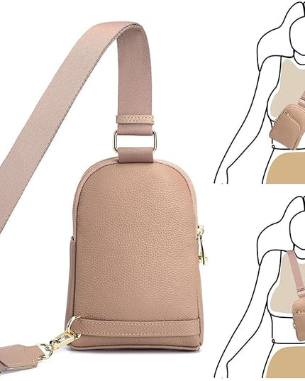 INICAT RFID Blocking Sling Bag Anti Theft Crossbody Bags Women Valentine's Day Gifts Travel Purses Vegan Leather