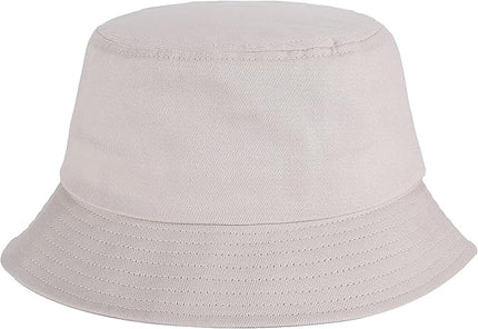 Umeepar Unisex Cotton Packable Bucket Hat Sun Hat Plain Colors for Men Women