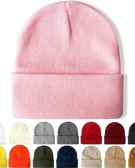 NPQQUAN Beanie for Men Women Winter Hats for Mens Beanie Cuffed Knit Beanies Skull Cap