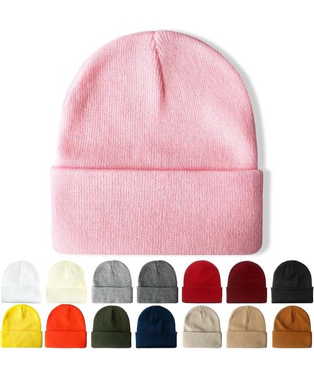 NPQQUAN Beanie for Men Women Winter Hats for Mens Beanie Cuffed Knit Beanies Skull Cap