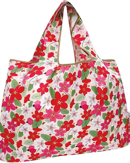 allydrew Large Foldable Tote Nylon Reusable Grocery Bags