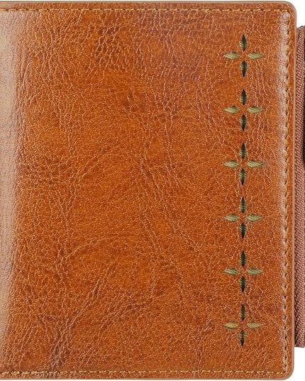 Lavemi Ultra Thin Small Compact Leather Womens Girls Wallets RFID Blocking Credit Card Holder for Women