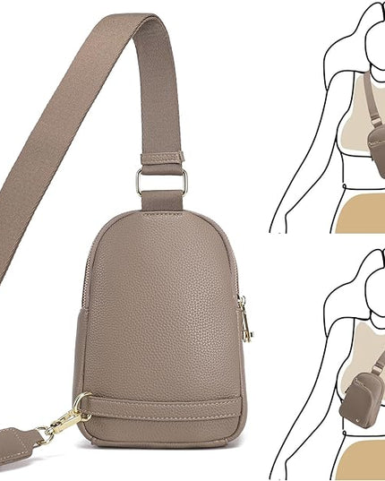 INICAT RFID Blocking Sling Bag Anti Theft Crossbody Bags Women Valentine's Day Gifts Travel Purses Vegan Leather