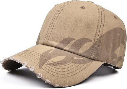 Vintage Baseball Cap, Washed Cotton Trucker Hat for Men & Women, Adjustable Size for Universal Activities