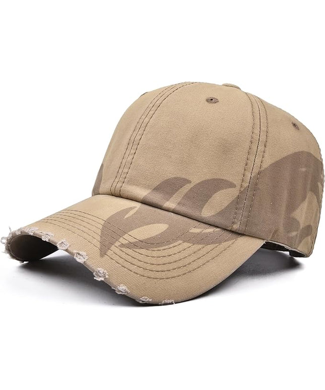 Vintage Baseball Cap, Washed Cotton Trucker Hat for Men & Women, Adjustable Size for Universal Activities