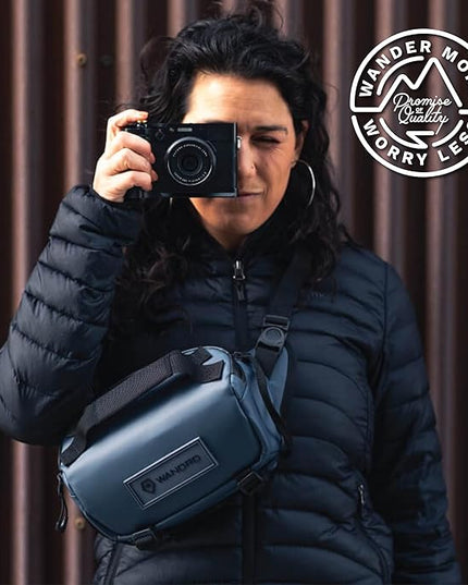 WANDRD ROGUE V1 3L Sling: Compact Camera Sling and Crossbody Bag with Fast Access, 3-Way Carry– Lightweight Everyday Bag Great for Travel, Photography, and Daily Use (Aegean Blue)