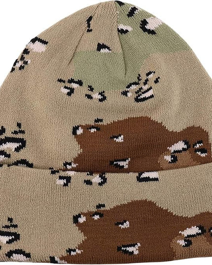 Gelante Unisex Beanie Cap Knitted Warm Solid Color