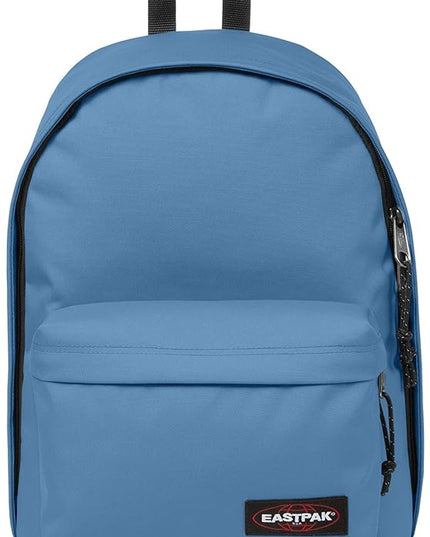 EASTPAK Out Of Office – 31L Backpack with Dual Compartments, 16” Laptop Sleeve, Security Pocket, Bottle Holder & Air Mesh Straps, Aviator Blue