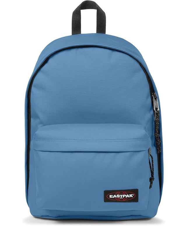 EASTPAK Out Of Office – 31L Backpack with Dual Compartments, 16” Laptop Sleeve, Security Pocket, Bottle Holder & Air Mesh Straps, Aviator Blue