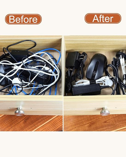 120PCS 6 Inch Cable Ties Reusable Multi-Purpose Wire Ties Cord Organizer Adjustable Cable Management 5 Colors