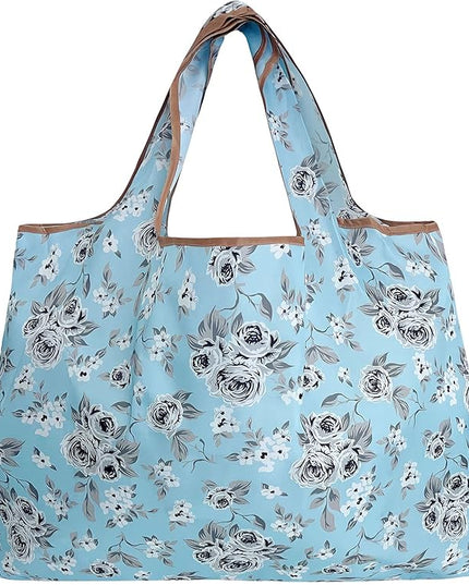 allydrew Large Foldable Tote Nylon Reusable Grocery Bags