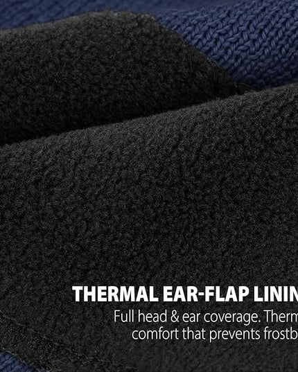 Beanie for Men, Soft Cotton Beanie for Women, Warm Unisex Winter Hat, Running Skull Cap for Cold Weather Activities