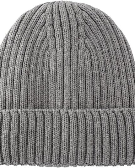 Connectyle Fleece Lined Cuffed Beanie Hat for Men Women Knitted Winter Wool Beanies Skull Cap Warm Watch Hat