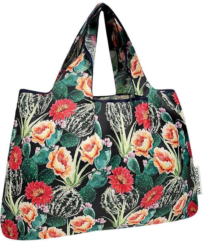 allydrew Large Foldable Tote Nylon Reusable Grocery Bags