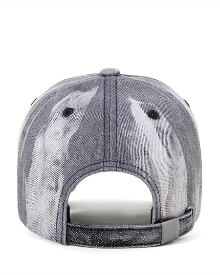 Trendy Unisex Graffiti Baseball Cap, Adjustable Cotton Baseball Cap for Men & Women, Athletic Streetwear Hat